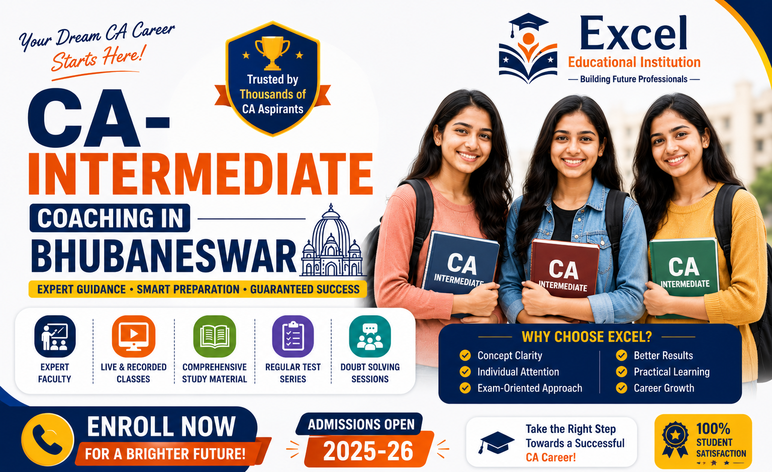 Best CA Intermediate Coaching in Bhubaneswar